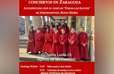Coro Ingles en la parroquia de Zaragoza