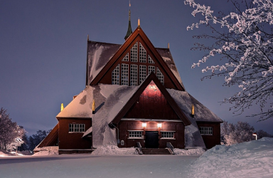 La parroquia luterana sueca de Kiruna, con nueva ubicación